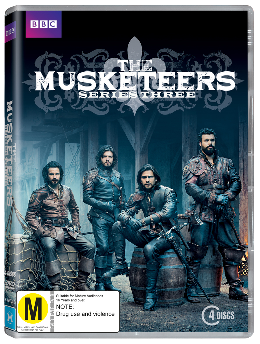 The Musketeers - The Complete Series 3 on DVD