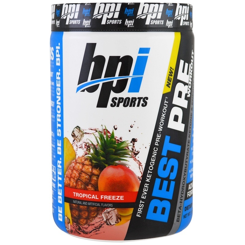 BPI Sports Keto Best Pre-Workout - Tropical Freeze (30 Serve) image