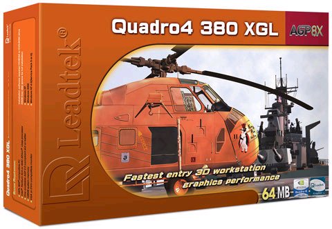 Leadtek Quadro 380XGL 64MB    AGP image