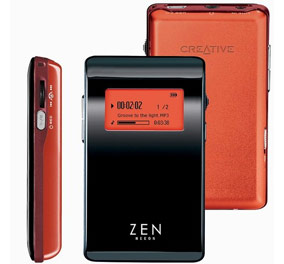 CREATIVE LABS Creative Zen Neeon Red 6Gb FM SE MP3 Player image