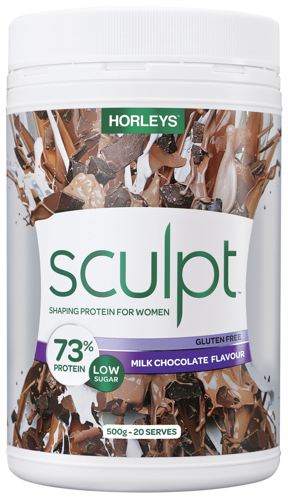 Horleys Sculpt Protein Powder - Milk Chocolate (500g) image