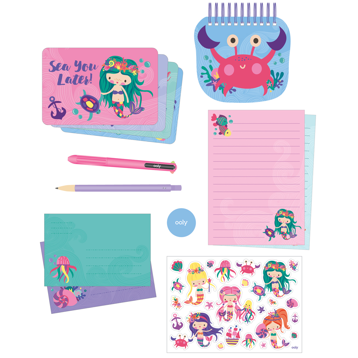 Magical Mermaids: On The Go - Stationery Kit image