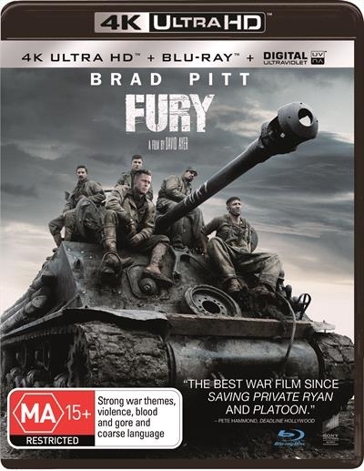 Fury on UHD Blu-ray image