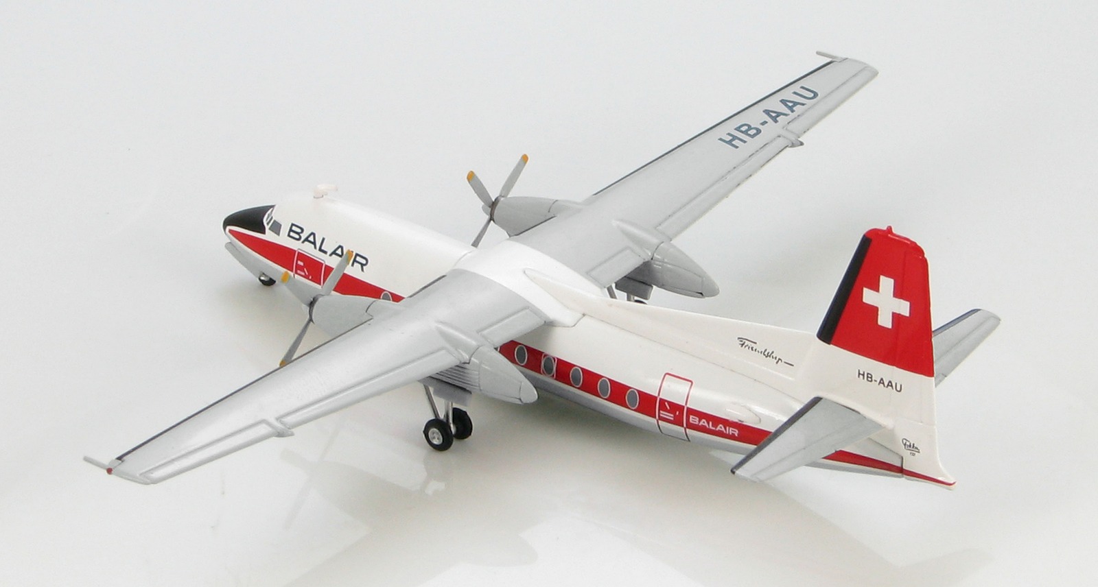 Fokker F-27 Friendship Balair HB-AUU 1/200 Diecast Model image