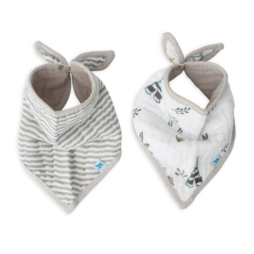 Buy Little Unicorn Muslin Bandana Bib (2 Pack) at Mighty Ape NZ