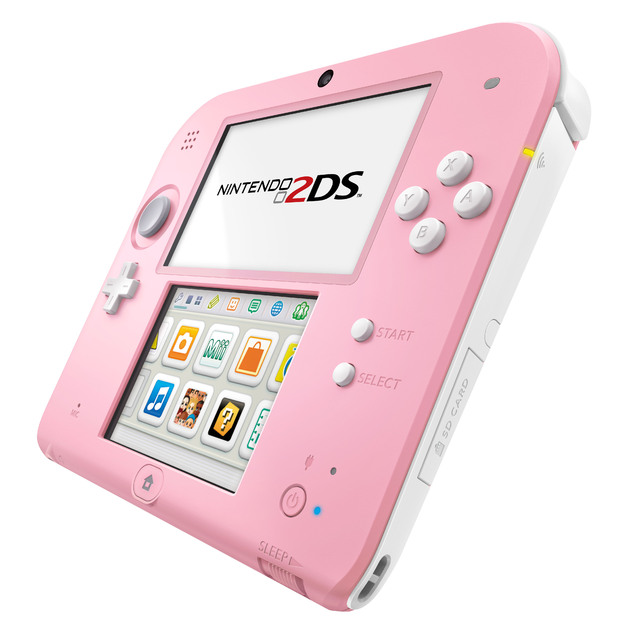 Nintendo 2DS - White/Pink