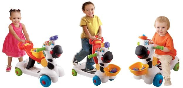 Vtech - Animal Fun 3 in 1 Zebra Scooter