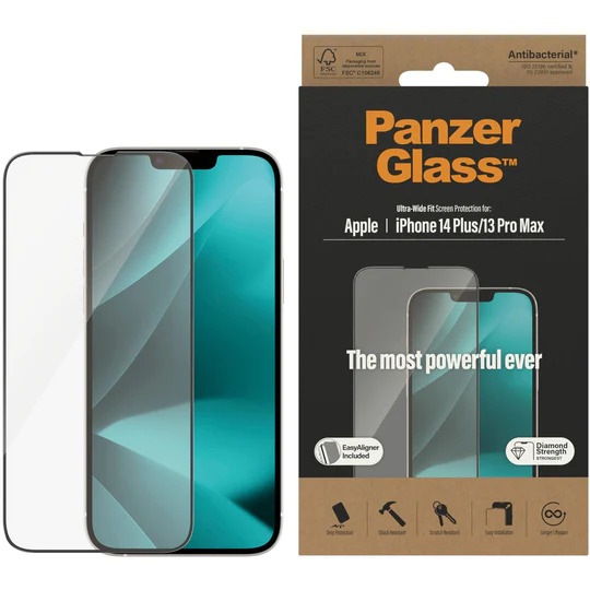 PanzerGlass UltraWide Fit Screen Protector for Apple iPhone 14 PLUS