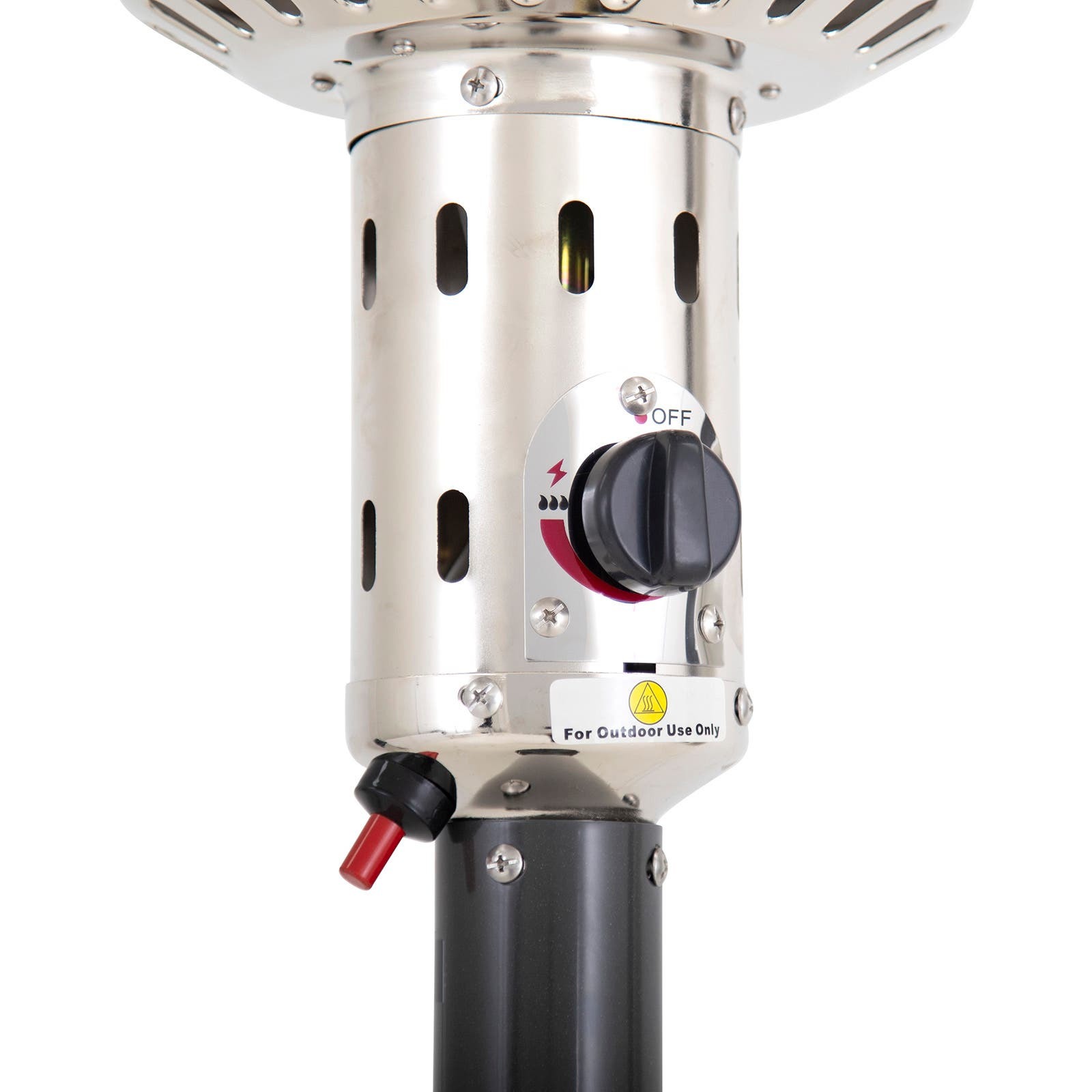 Buy Gasmate 2m tall 9kg Gas cylinder Patio Heater Slate Colour at