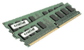 Crucial 2GB kit (1GBx2) 240-pin DIMM DDR2 PC2-4200  NON-ECC