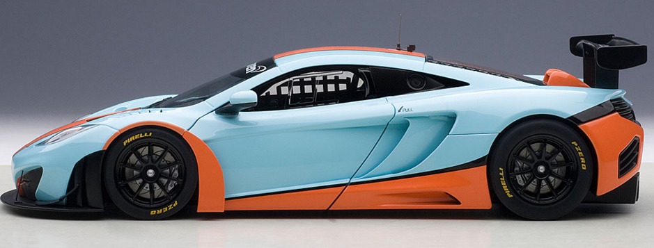 Autoart: 1/18 McLaren 12C GT3 (Blue/Orange) image
