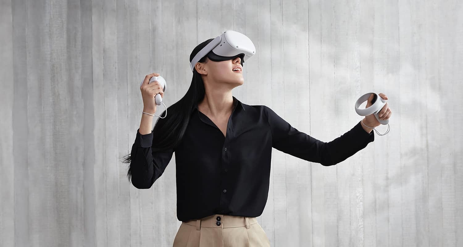 Oculus Quest 2 64GB Advanced All-in-one VR Gaming Headset White image
