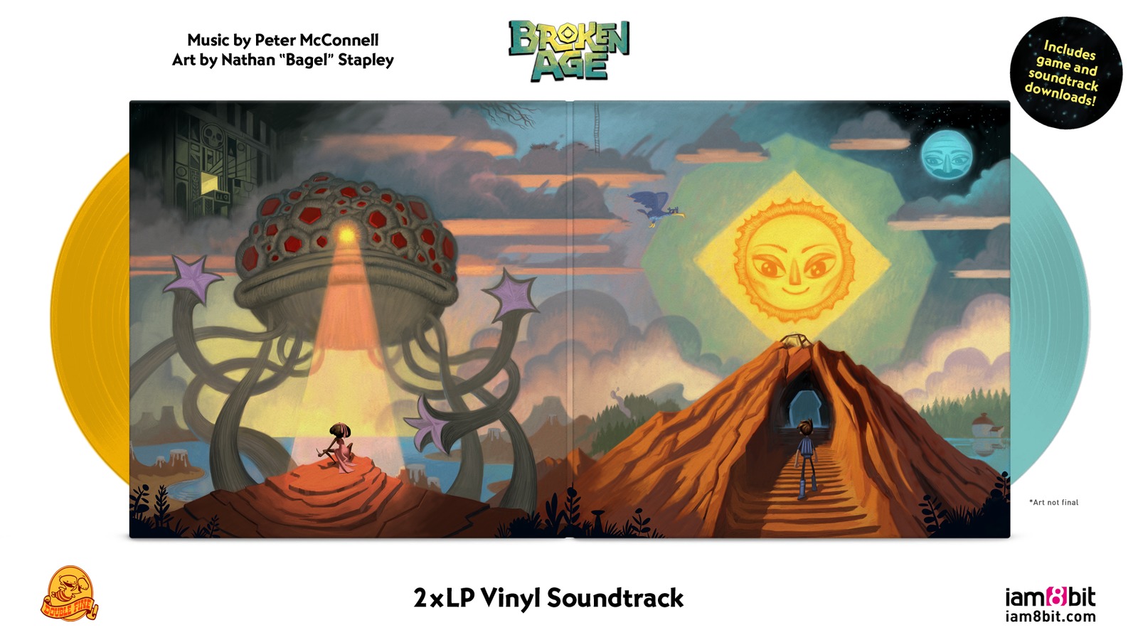 Broken Age Soundtrack (2LP) by Peter McConnell image