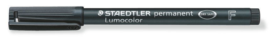 Staedtler: Lumocolor Permanent Fine Tip Pen - Black