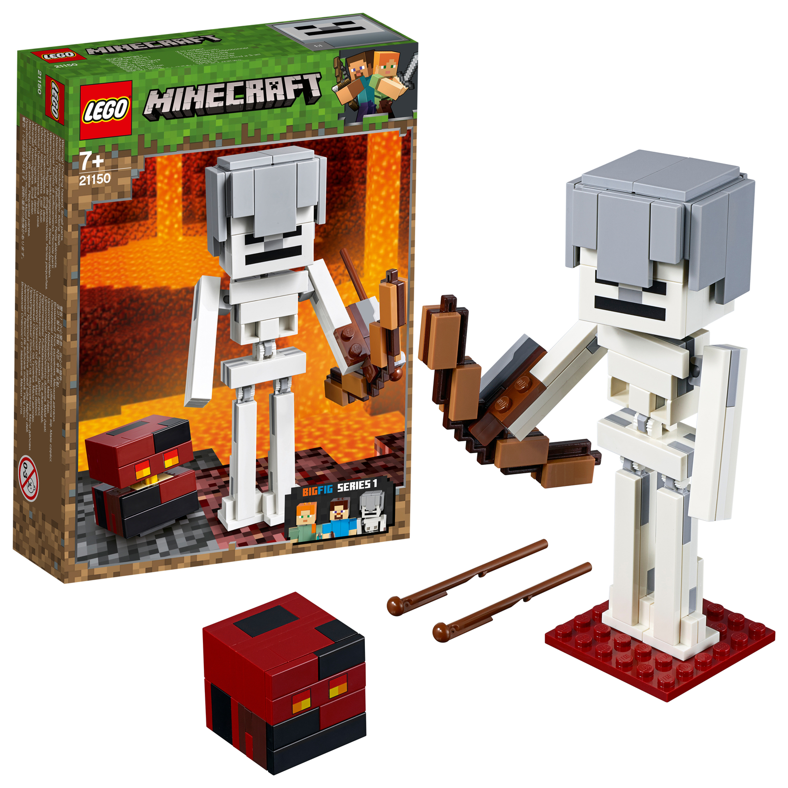 LEGO Minecraft - Skeleton BigFig with Magma Cube (21149)