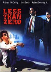 Less Than Zero on DVD Less Than Zero on DVD