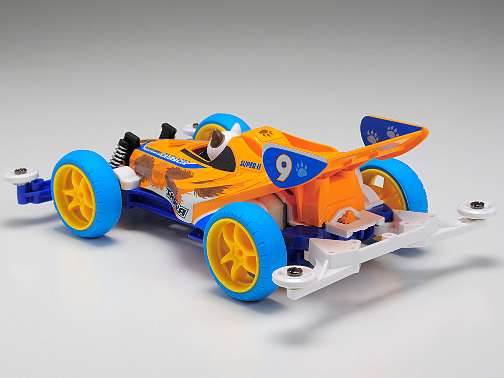 Tamiya Mini 4WD JR Cat Racer LTD EDITION CAR W/CAT - Super II Chassis