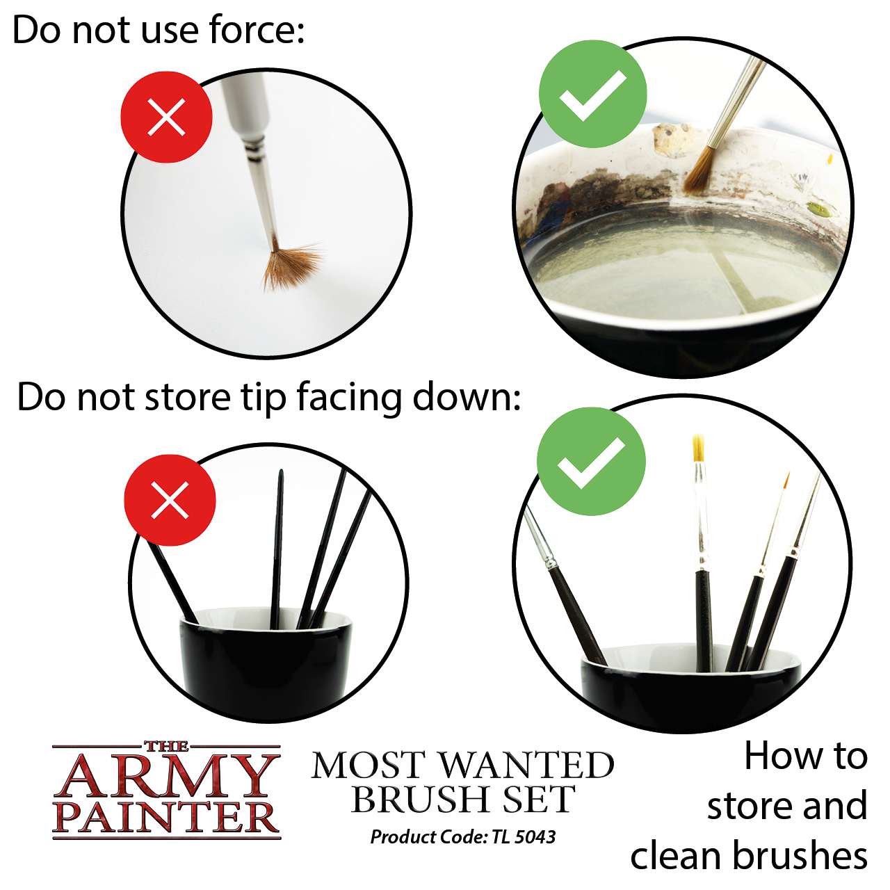 Army Painter Most Wanted Brush Set image