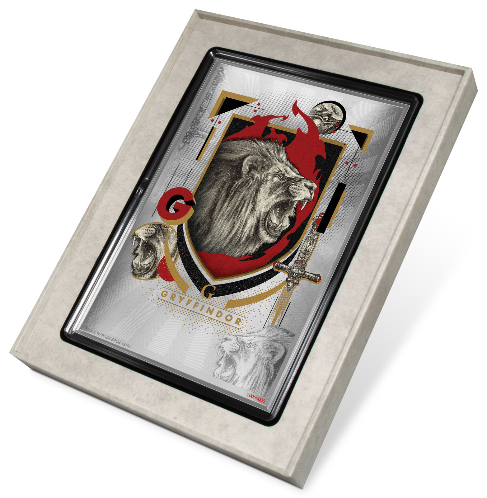 NZ Mint: Harry Potter - Silver Coin Note - Gryffindor 2020 (5g Silver) image