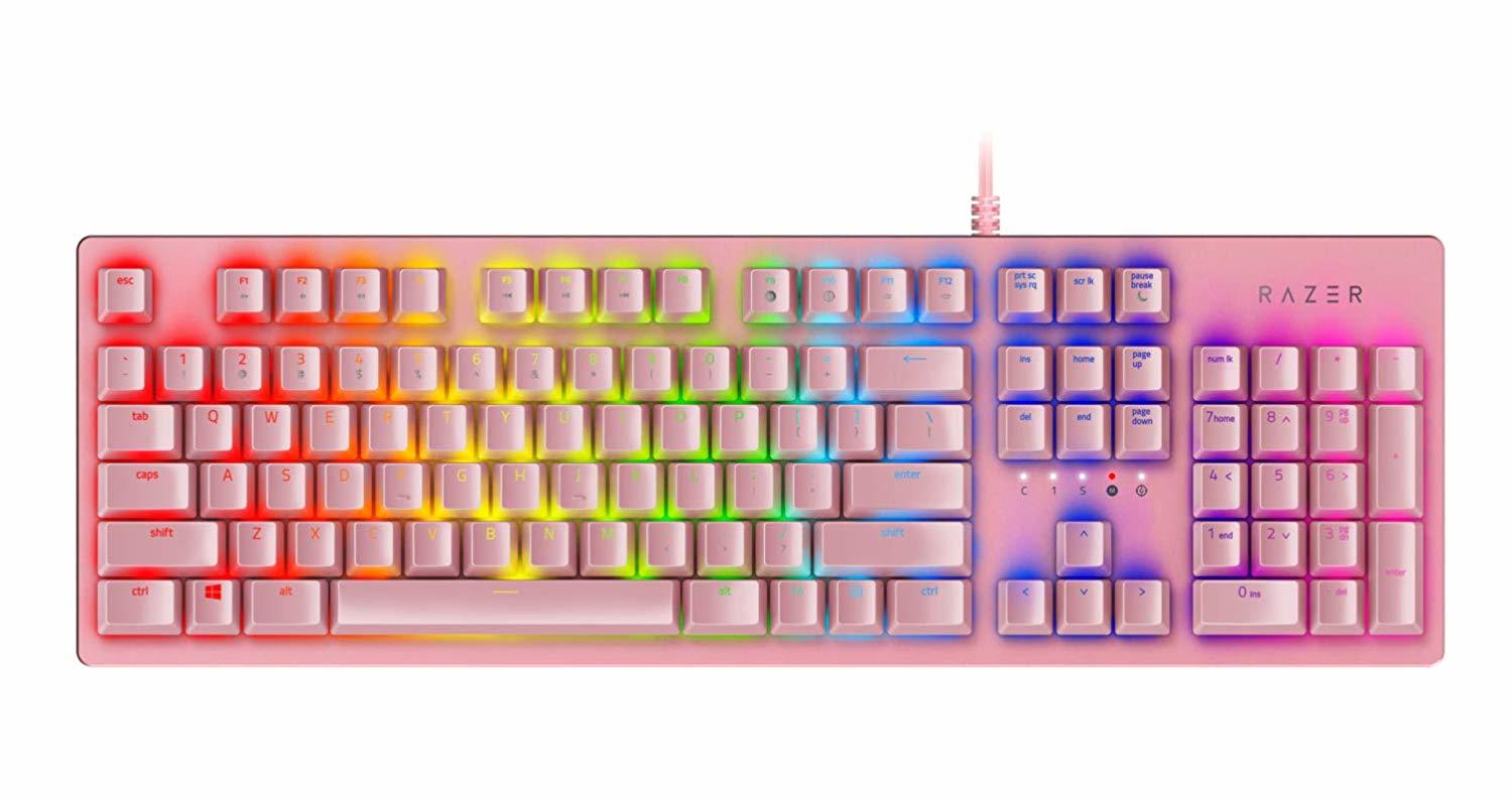 Razer Huntsman Mechanical Gaming Keyboard (Quartz) for PC image