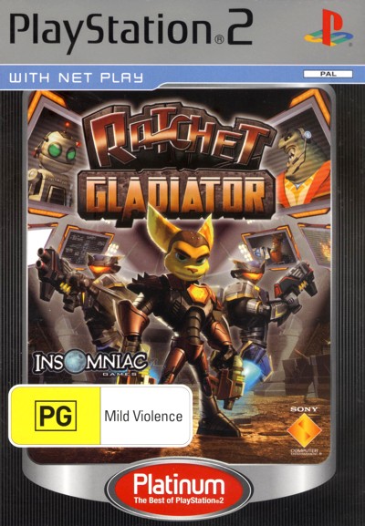 Ratchet Gladiator (Platinum) on PS2