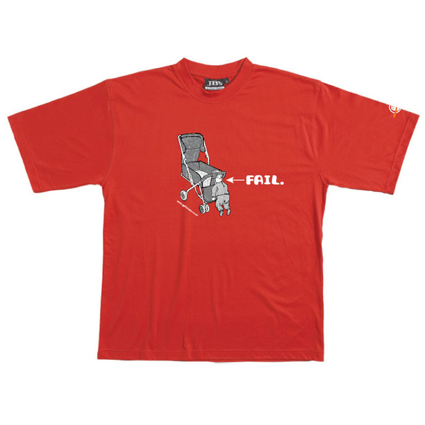 Baby Fail - Tshirt (Red) for image