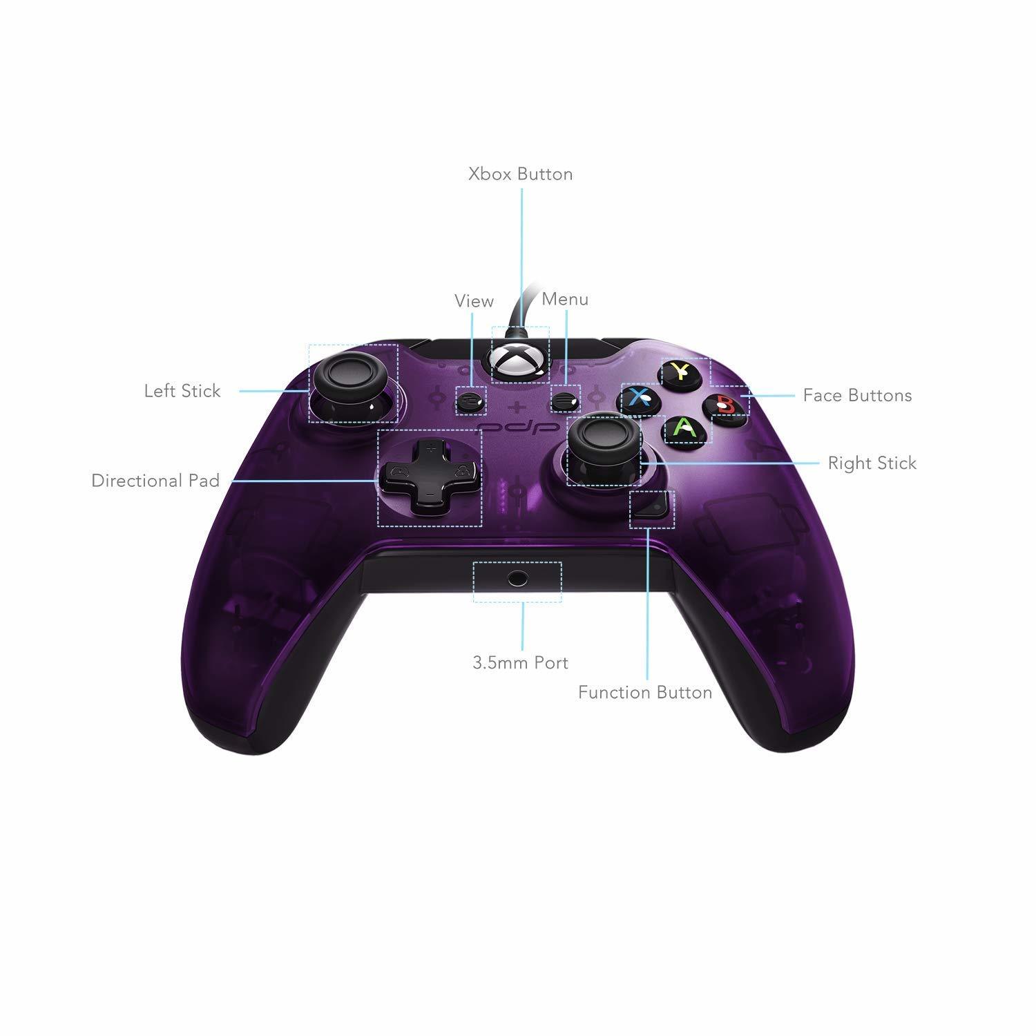 PDP Wired Controller for Xbox One - Purple for Xbox One image