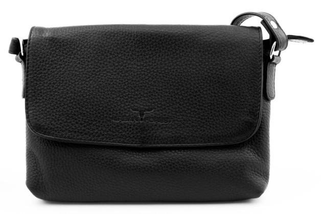 Urban Forest: Rosa Small Leather Handbag - Black