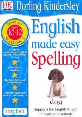 English Made Easy: Spelling: Level 3-4, Workbook 4 by Dorling Kindersley image