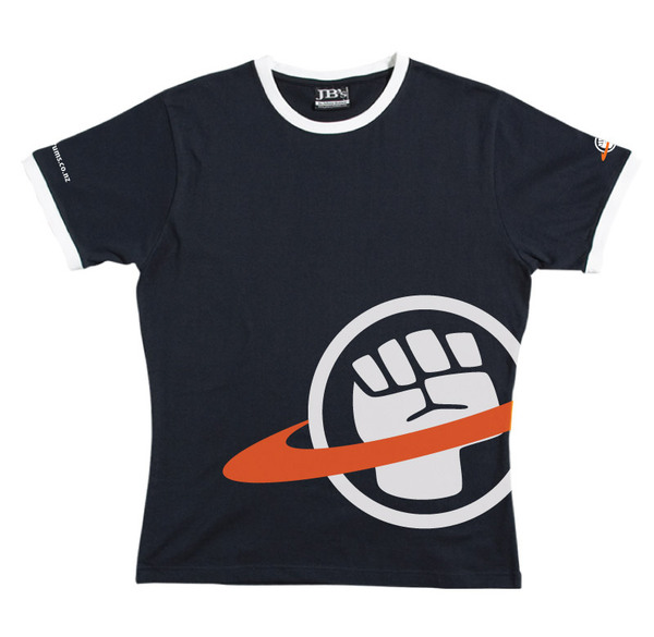 Gameplanet - Ringer Tee (Navy) Large image