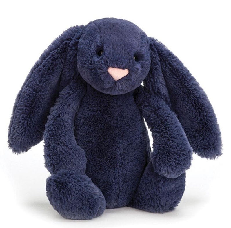 Jellycat: Bashful Navy Bunny - Small Plush image