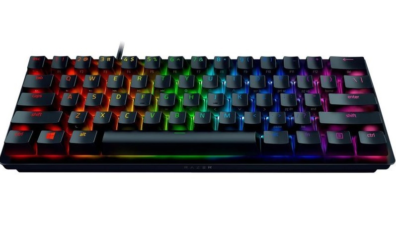 Razer Huntsman Mini Gaming Keyboard (Clicky Purple Switch) for PC image