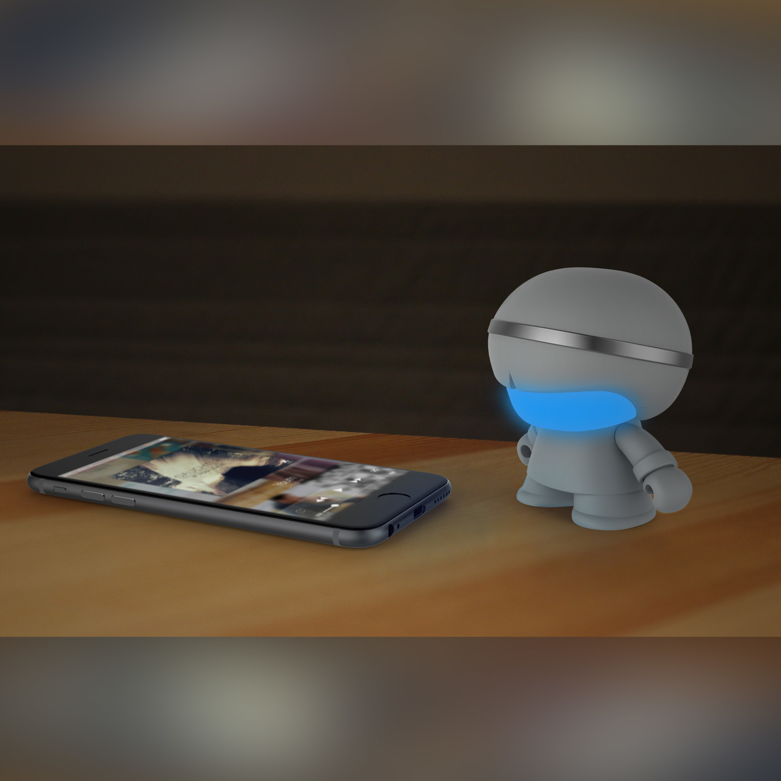 Xoopar Boy: 3" Bluetooth Speaker - Grey image