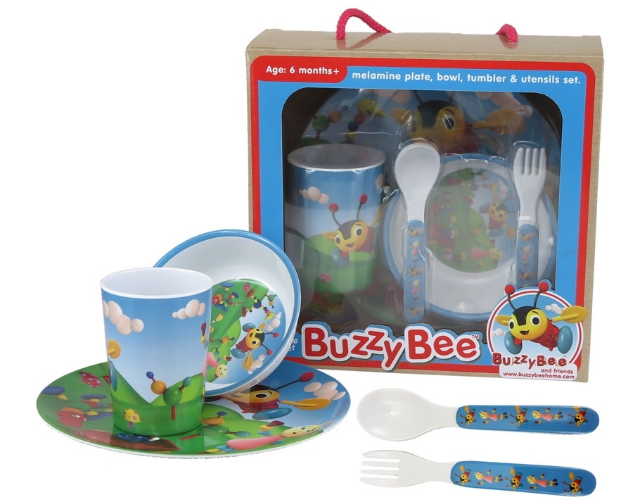 Antics: Buzzy Bee - Children's Melamine Set image
