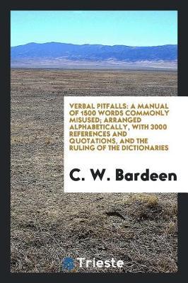 Verbal Pitfalls by C W Bardeen image