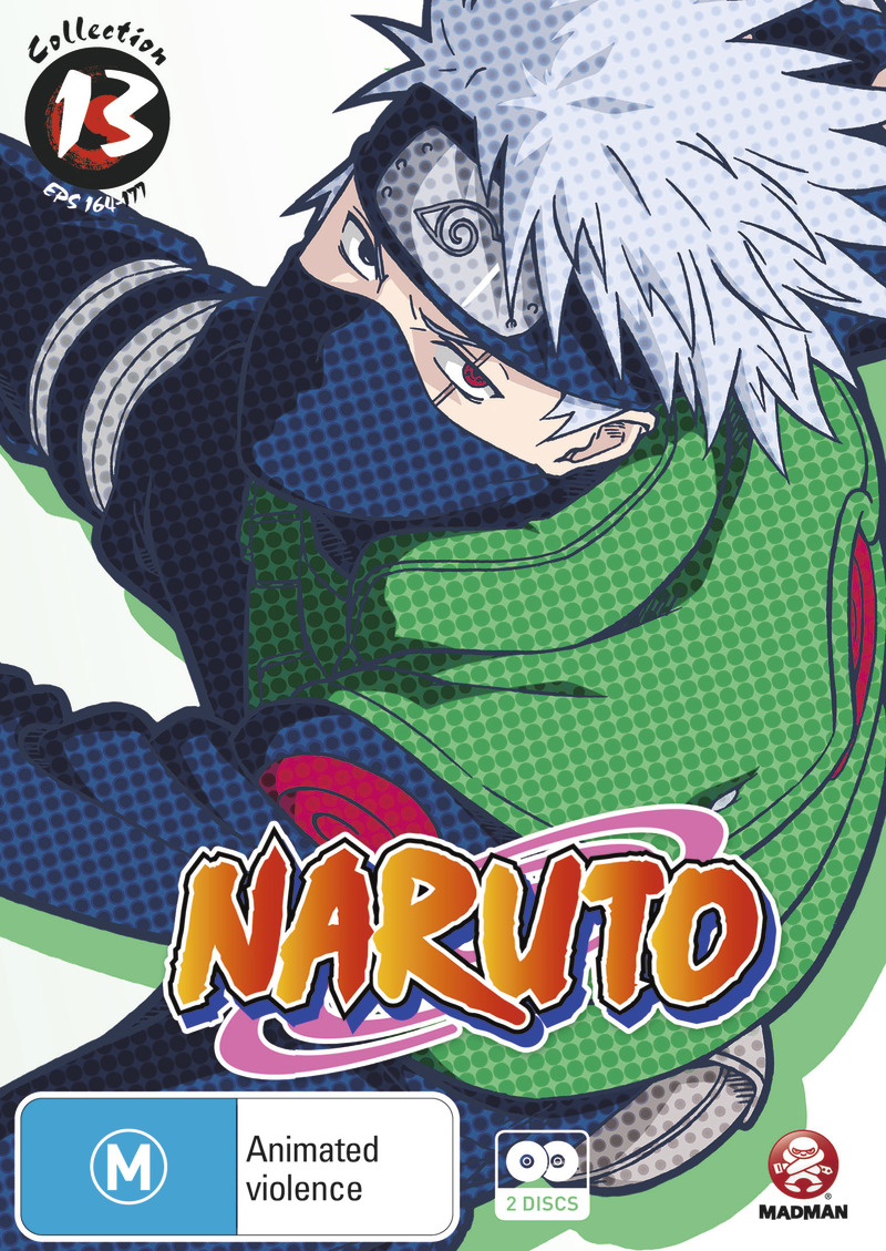 Naruto (Uncut) Collection 13 (Eps 164-177), on DVD