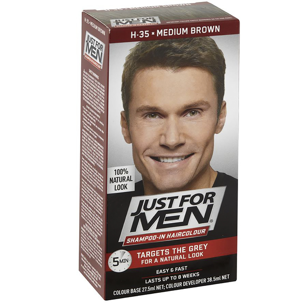 Buy Just For Men Shampoo In Hair Colour Ash Brown At Mighty Ape Nz