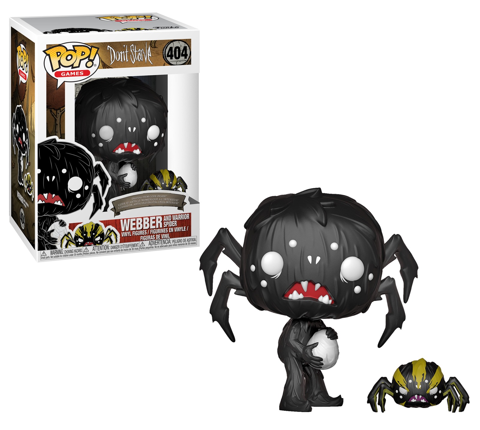 Don't Starve - Webber with Spider Pop! Vinyl Figure image
