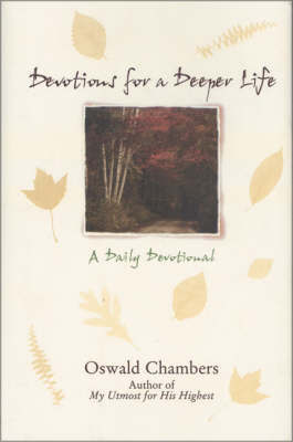 Devotions for a Deeper Life by Oswald Chambers image