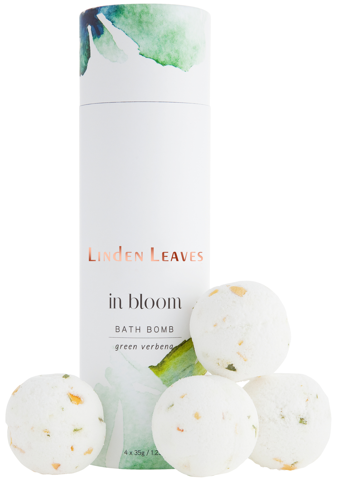 Linden Leaves: Bath Bomb - Green Verbena