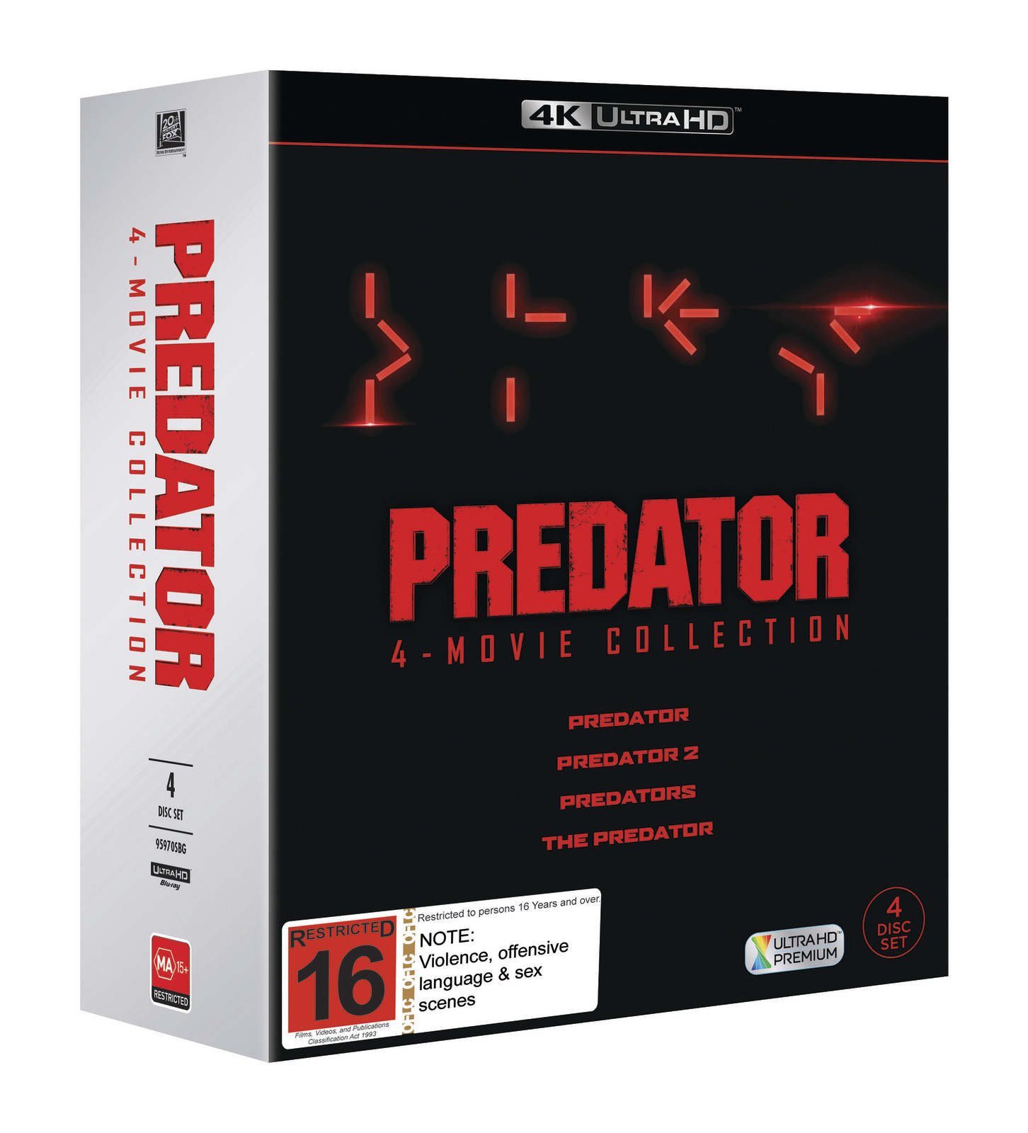 Predator 1-4 Boxset on UHD Blu-ray image