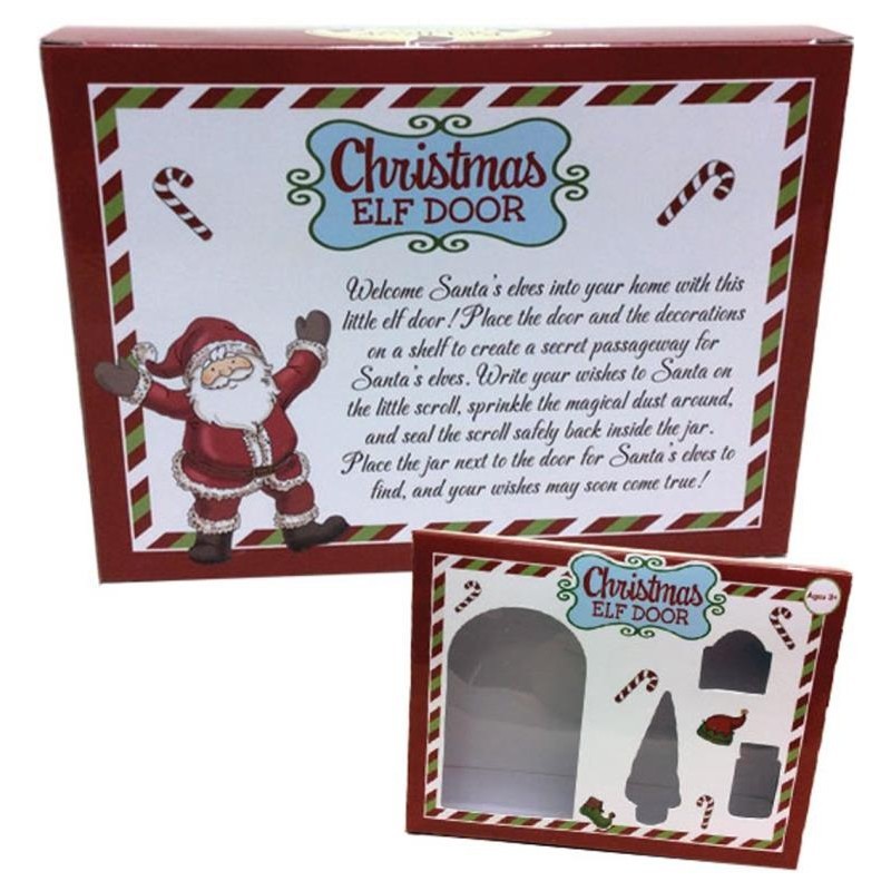 Christmas Elf Door - Green image