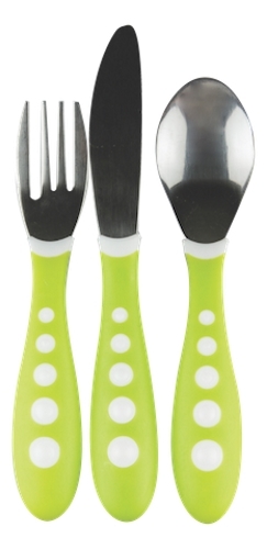 NUK: Big Kids Cutlery Set - Green image