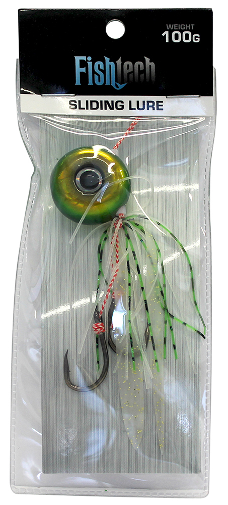 Fishtech 100g Slippery Slider Lure - Green image