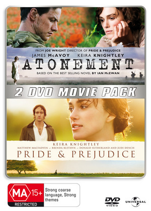 Atonement / Pride & Prejudice (2 Disc Set) on DVD image