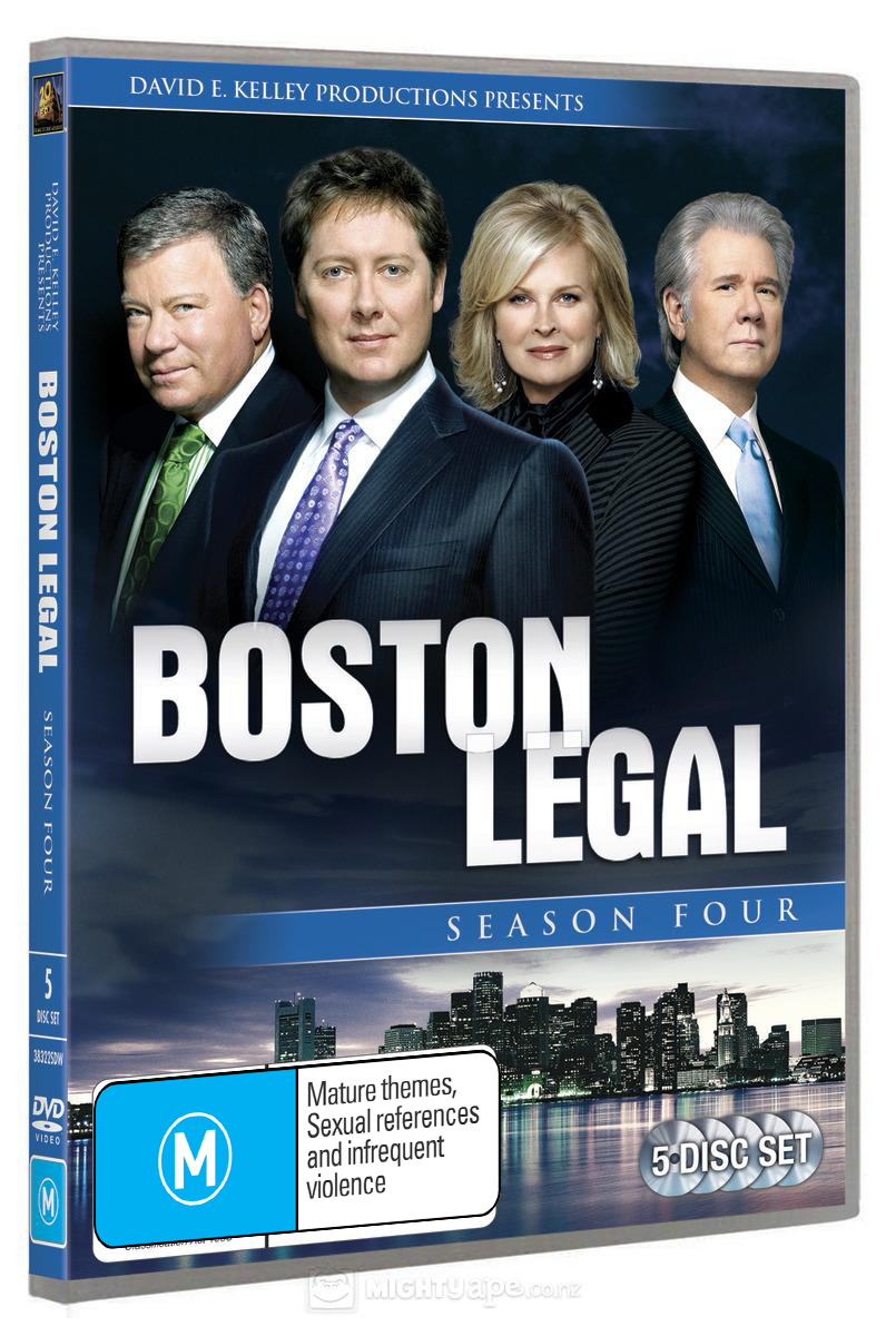 Boston Legal - Season 4 (5 Disc Set) (2007) on DVD image