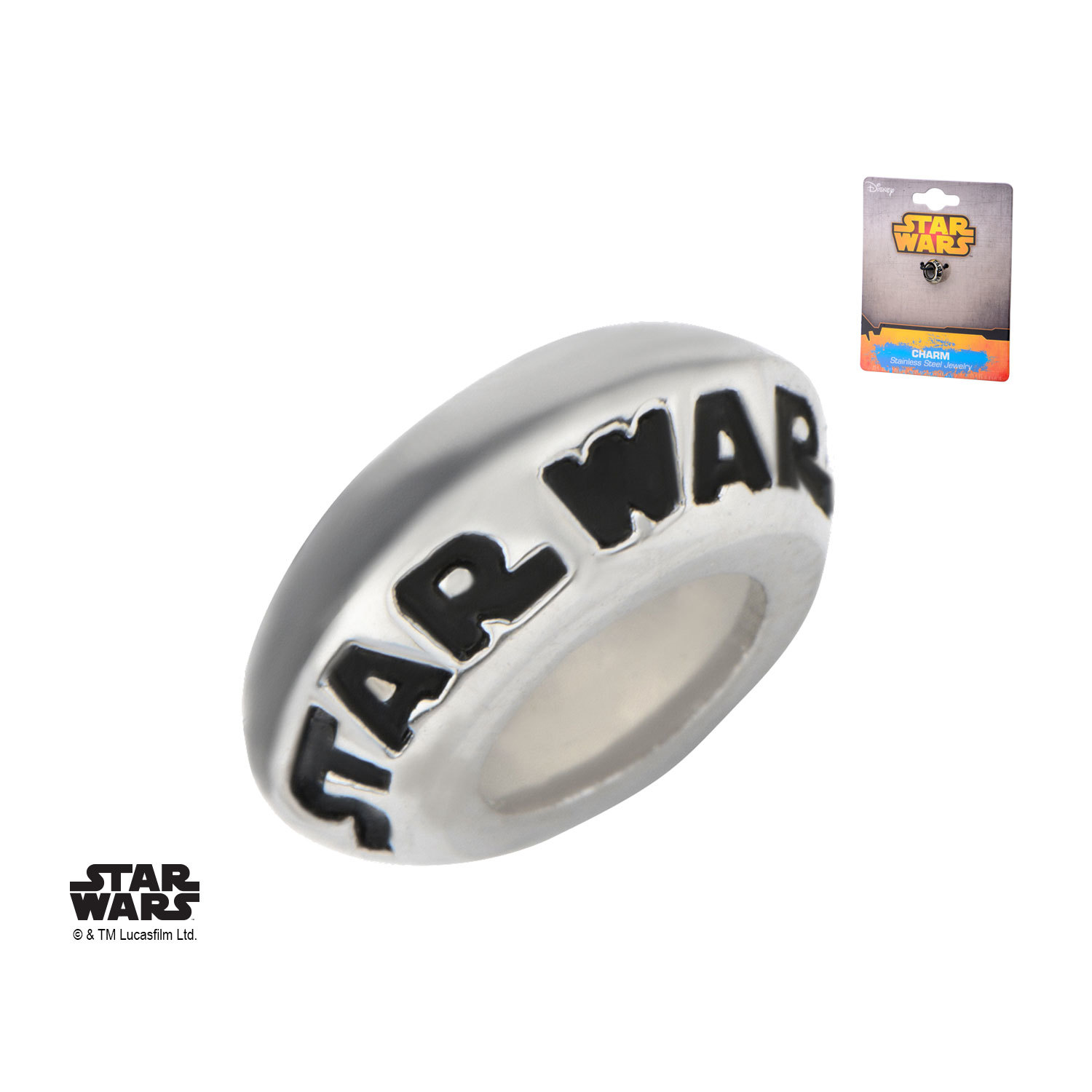 Star Wars Logo Charm Bracelet Spacer