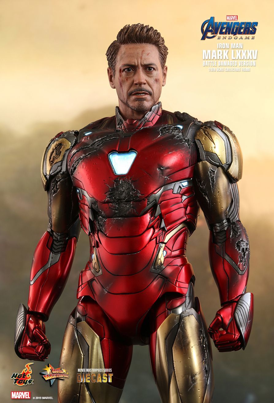 Avengers: Endgame - Iron Man Mk. LXXXV (Battle Damaged Ver.) - 12" Articulated Figure image