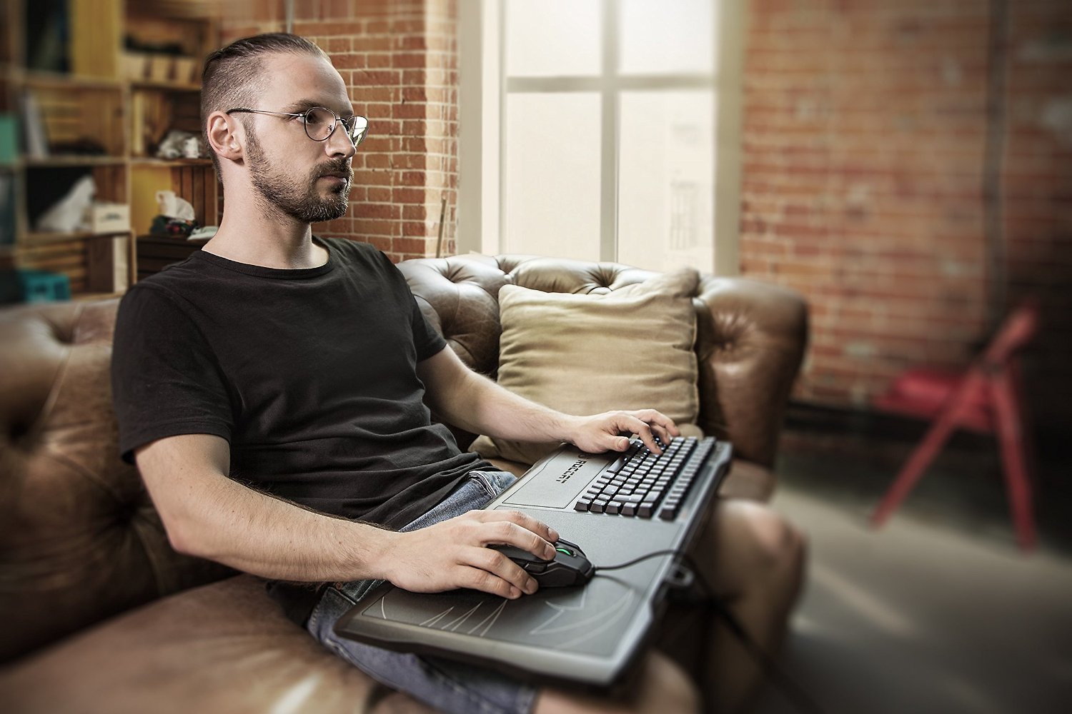 ROCCAT Sova Mechanical Gaming Lap Keyboard for image