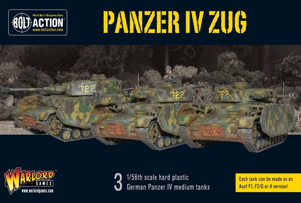 Bolt Action: Panzer IV Zug - Tank Platoon